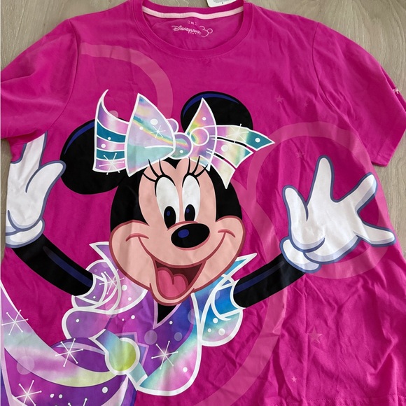 Disneyland Paris Pink Minnie T-Shirt - Picture 1 of 2